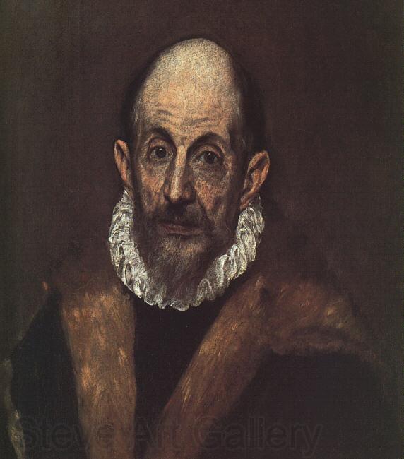 El Greco Self Portrait 1 Norge oil painting art